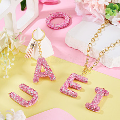 5Pcs 5 Styles Handmade Polymer Clay Rhinestone Big Pendants&nbsp;FIND-BT0001-39D
