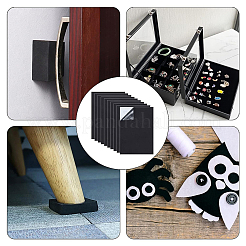 Black Nonslip Foam Adhesive Pad Mat for Furniture&nbsp;LS-AJEW-BC0005-34