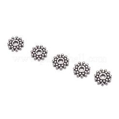 Snowflake Tibetan Style Antique Silver Spacer Beads&nbsp;AA119