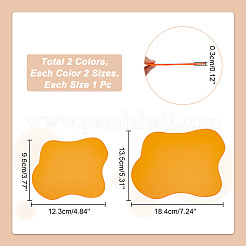 4Pcs 4 Style Opaque Acrylic Cup Mats&nbsp;DJEW-GO0001-01