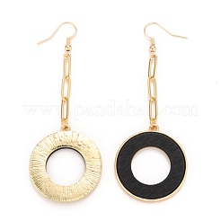 Ring Shape Dangle Earrings&nbsp;EJEW-JE04396