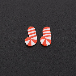Handmade Polymer Clay Cabochons&nbsp;CLAY-N006-155
