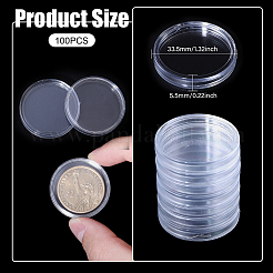 Plastic Coin Collection Boxes&nbsp;AJEW-WH0270-271A