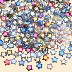 300Pcs 15 Colors Electroplate Transparent Glass Beads&nbsp;GLAA-PA0001-18