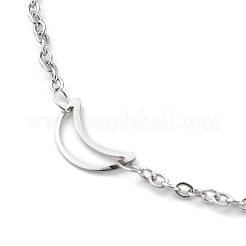 Tarnish Resistant 304 Stainless Steel Cable Chain Anklets&nbsp;X-AJEW-H104-05P