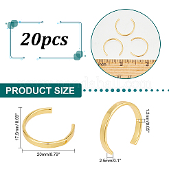 20Pcs Brass Ear Cuff Findings&nbsp;KK-NB0003-44
