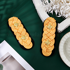 1 Pair Alloy & Polyester Epaulettes&nbsp;DIY-FH0008-90A
