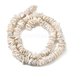 Natural Baroque Keshi Pearl Beads Strands&nbsp;PEAR-B004-10A-01A