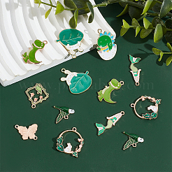 36Pcs 9 Style Alloy Enamel Pendants&nbsp;ENAM-NB0002-08