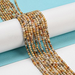Natural Crazy Lace Agate Bead Strands&nbsp;X-G-A130-2mm-K10