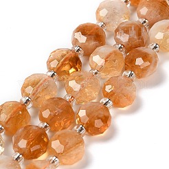 Heated Natural Citrine Beads Strands&nbsp;G-B153-B09