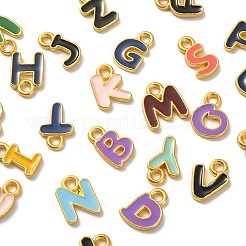 26Pcs 26 Styles Alloy Enamel Pendants&nbsp;ENAM-YW0002-94
