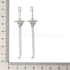 Tibetan Style Alloy Big Pendants&nbsp;X-FIND-G078-32H-AS