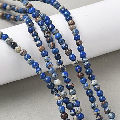 Dyed Natural Regalite/Imperial Jasper/Sea Sediment Jasper Beads Strands&nbsp;G-B124-C05-01