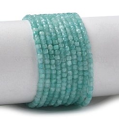 Natural Amazonite Beads Strands&nbsp;G-L651-D01-2x2mm