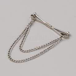 Alloy Hanging Chain Brooch&nbsp;FIND-WH20019-13P