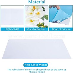 PET Plastic Mirror Wall Stickers&nbsp;AJEW-WH0018-68C
