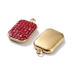 Ion Plating(IP) Golden 304 Stainless Steel Rhinestone Pendants&nbsp;STAS-P339-05G