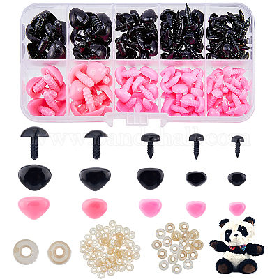 Plastic Doll Nose Sets&nbsp;DIY-WH0297-07D-1