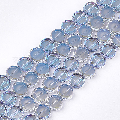 Electroplate Glass Beads Strands&nbsp;EGLA-S176-6A-D01-1