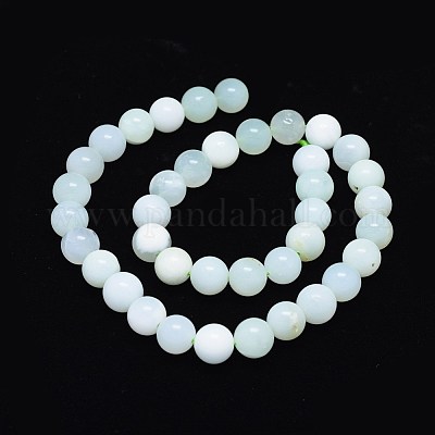 Natural Green Opal Beads Strands&nbsp;G-O180-07-10mm-1