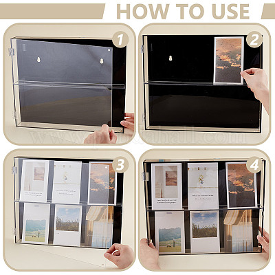 wall mount baseball card display case Cards 24 Pack, Acrylic Trading Cards Display for Wall : Sports & Outdoors theft locks Perfect Cases Wall Mounted Baseball