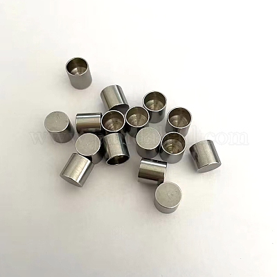 201 Stainless Steel Cord Ends&nbsp;STAS-WH0032-04C-P-1