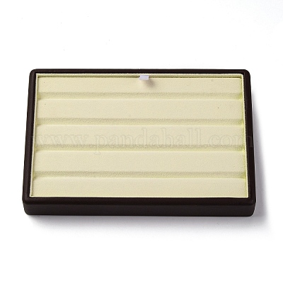 Slotted PU Leather & Wood Display Stands&nbsp;ODIS-H003-01B-1