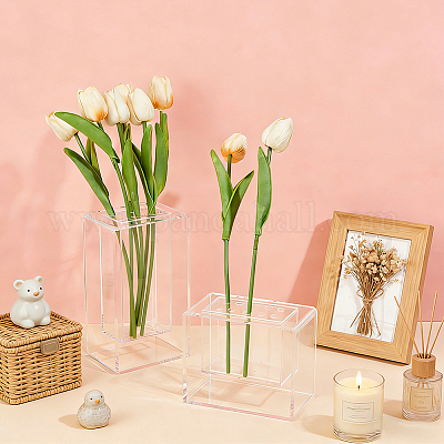 2Pcs Acrylic Vase&nbsp;AJEW-WH0410-125-1