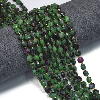 Natural Ruby in Zoisite Beads Strands&nbsp;G-K389-B12-01-1