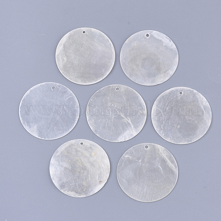 Capiz Shell Pendants&nbsp;SHEL-S276-23A-1