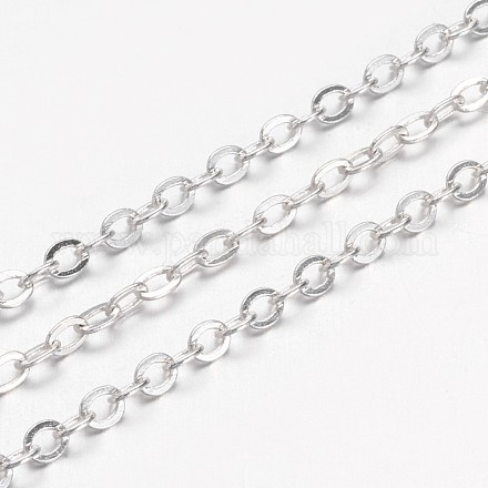 Brass Cable Chains X-CH030-S-1