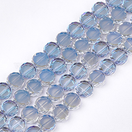 Electroplate Glass Beads Strands&nbsp;EGLA-S176-6A-D01-1