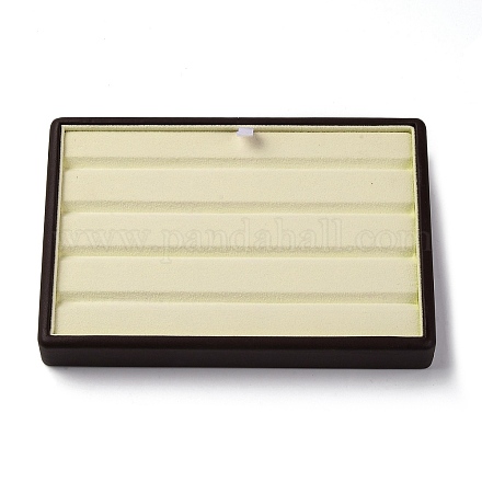 Slotted PU Leather & Wood Display Stands&nbsp;ODIS-H003-01B-1