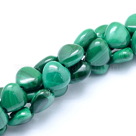 Natural Malachite Beads Strands G-D0011-02-8mm-1