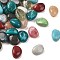 Opaque Acrylic Beads, Nuggets, Mixed Color, 17~18x13~13.5x8~8.5mm, Hole: 1.4mm, 393pcs/500g