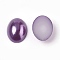 ABS Plastic Imitation Pearl Cabochons, Oval, Medium Orchid, 8x6x2mm, about 5000pcs/bag