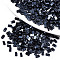 FGB 2-Hole Glass Seed Beads, Opaque Colours Lustered, Rectangle, Prussian Blue, 4.5~5.5x2x2~2.5mm, Hole: 0.5~0.8mm, about 2000pcs/bag