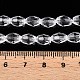 Transparent Glass Beads Strands&nbsp;EGLA-A037-T6x8mm-D01-4