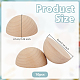 Wood Cabochons&nbsp;WOOD-WH0062-51A-2