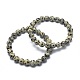 Natural Dalmatian Jasper Bead Stretch Bracelets&nbsp;BJEW-K212-A-014-1