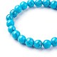 Synthetic Turquoise Beads Stretch Bracelets&nbsp;BJEW-F380-01-B03-2