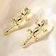 Brass Stud Earrings&nbsp;EJEW-B118-02G-2