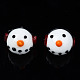 Handmade Bumpy Lampwork Beads Strands&nbsp;LAMP-N021-028-3