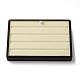Slotted PU Leather & Wood Display Stands&nbsp;ODIS-H003-01B-1