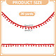 Polyester Pom Pom Ball Tassel Lace Ribbon&nbsp;DIY-WH0683-63A-2