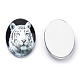 Flatback Glass Cabochons&nbsp;X-GGLA-S034-25x18-028-2