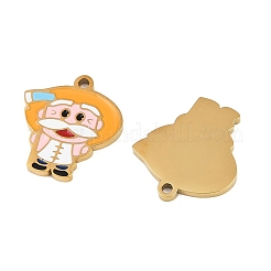 304 Stainless Steel Enamel Pendants&nbsp;STAS-C137-05A-G