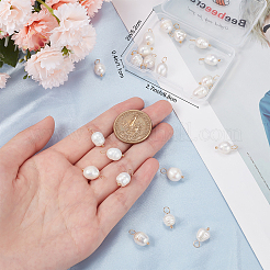 30Pcs Natural Cultured Freshwater Pearl Pendants&nbsp;KK-BBC0005-10
