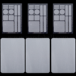 8Pcs 2 Styles PEVA Rubber Anti-Slip Hexagonal Phone Grip Tape Stickers for Phones&nbsp;AJEW-SP0002-64A-01